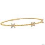 Mini Butterfly Diamond Stretch Bracelet 70312 - Image 2