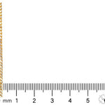 14K Two Tone Gold Diamond Cut Franco Chain 70314 - Image 6