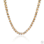 14K Two Tone Gold Diamond Cut Franco Chain 70318 - Image 1