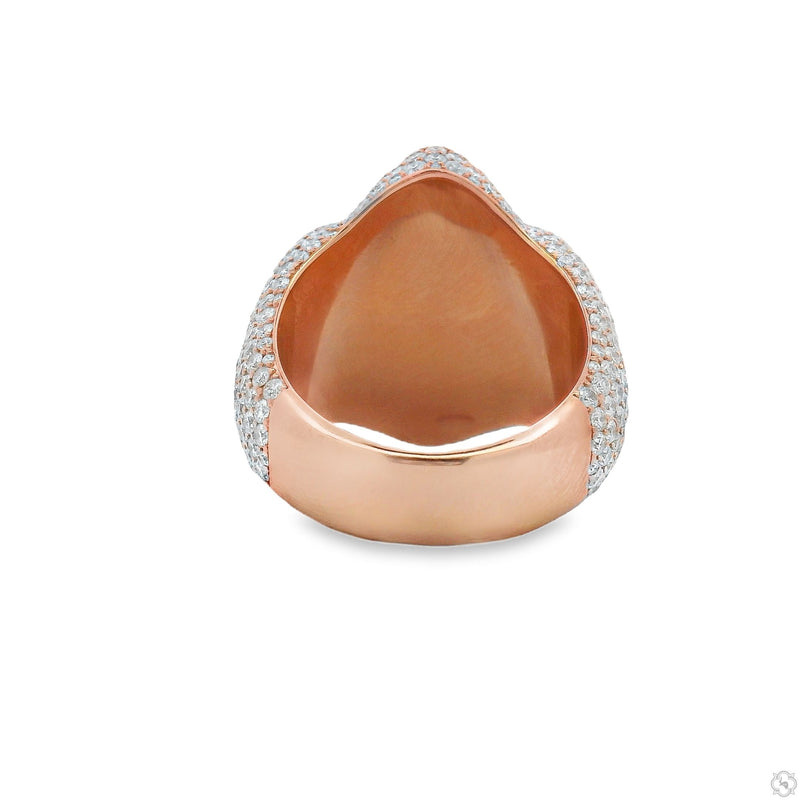 Iceberg Green Quartz Crystals Diamond Ring 70367 - Image 6