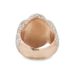 Iceberg Celestial Teal Quartz Crystals Diamond Ring 70372 - Image 5