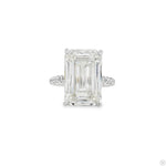 Emerald Diamond Engagement Ring 70385 - Image 1