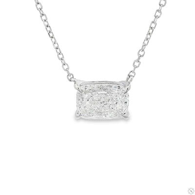 Radiant Cut Diamond Necklace 70391 - Image 1