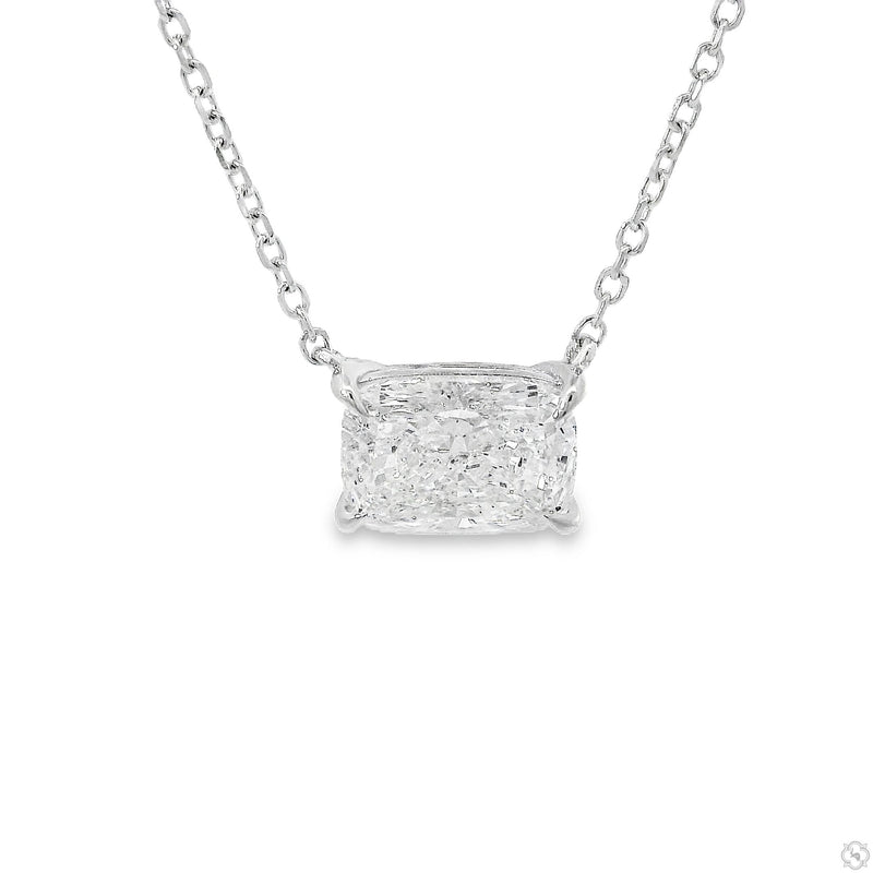 Radiant Cut Diamond Necklace 70391 - Image 1