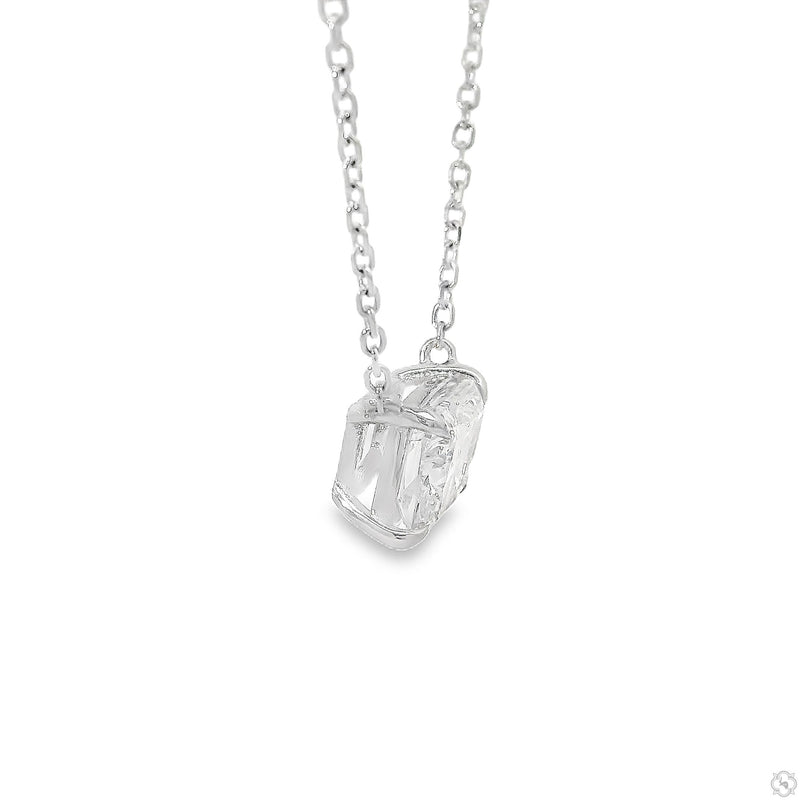 Radiant Cut Diamond Necklace 70391 - Image 3