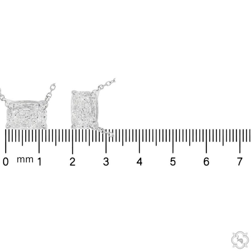 Radiant Cut Diamond Necklace 70391 - Image 6