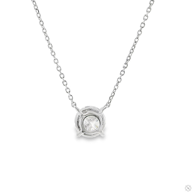 3 Ct Round Cut Diamond Necklace 70392 - Image 4