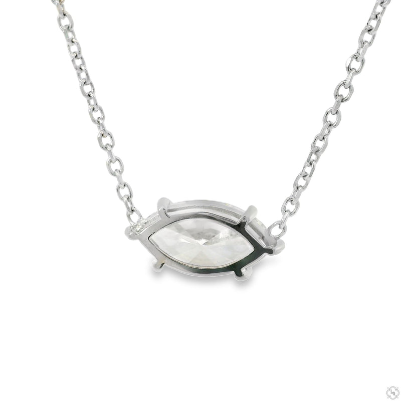 Marquise Cut Diamond Necklace 70393 - Image 3