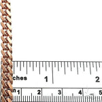 14K Rose Gold Solid Miami Cuban Link  Chain 20 Inches 6mm 70428 - Image 5