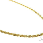 14K Yellow Gold Diamond Cut Solid Rope Link Chain 20 Inches 3.5mm 70431 - Image 1