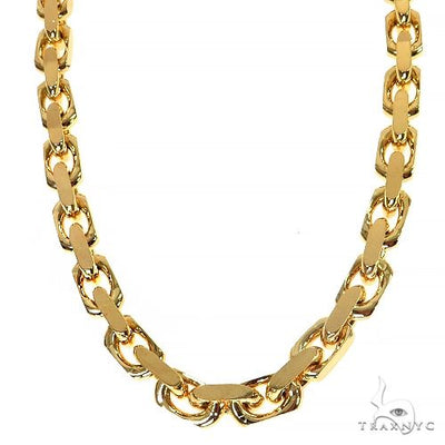 14K Yellow Gold Diamond Cut Solid Anchor Cable Link 26 Inches 5mm 70436 - Image 1
