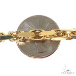 14K Yellow Gold Diamond Cut Solid Anchor Cable Link 26 Inches 5mm 70436 - Image 4