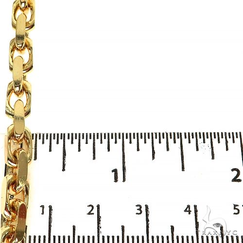 14K Yellow Gold Diamond Cut Solid Anchor Cable Link 26 Inches 5mm 70436 - Image 5