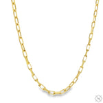 14k Yellow Gold Solid Cable Link Chain 2mm 18 Inches 70443 - Image 2