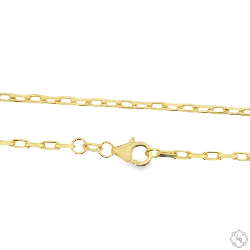 14k Yellow Gold Solid Cable Link Chain 2mm 20 Inches 70444 - Image 4
