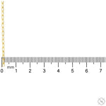 14k Yellow Gold Solid Cable Link Chain 2mm 26 Inches 70447 - Image 5