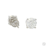 4 CT Portuguese Diamond Earrings 70456 - Image 3