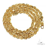 14k Yellow Gold Solid Rope chain 4.5mm 24 inches 70462 - Image 6