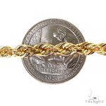 14k Yellow Gold Solid Rope chain 4.5mm 26 inches 70464 - Image 5