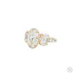 Oval Diamond Engagement Ring 70471 - Image 4
