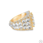 UpSide Down Asscher Diamond Birthday Pinky Ring 70474 - Image 4