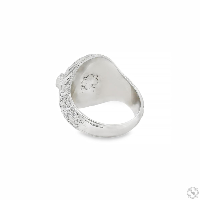 Sapphire Crest Filigree Ring 70517 - Image 5