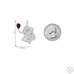 Baby Elephant Diamond Pendant 70735 - Image 8