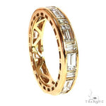 Baguette Diamond Eternity Wedding Ring Band 69518 - Image 2