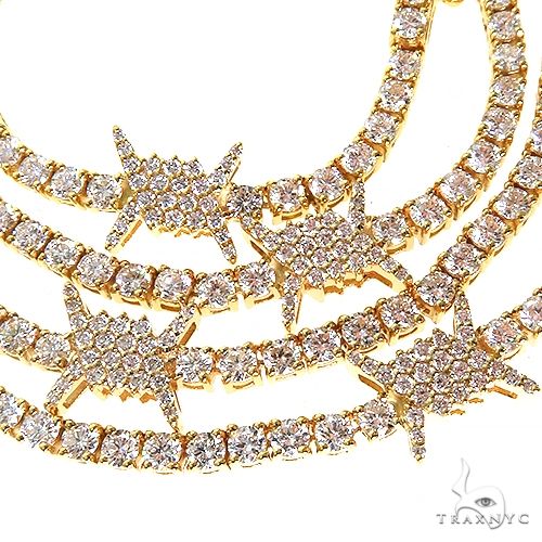 Barbed Wire Diamond Tennis Chain 69705 - Image 5