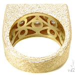 Bezel Custom Diamond Pinky Ring 36937 - Image 6