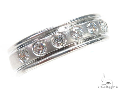 Bezel Diamond Wedding Band 41213 - Image 1