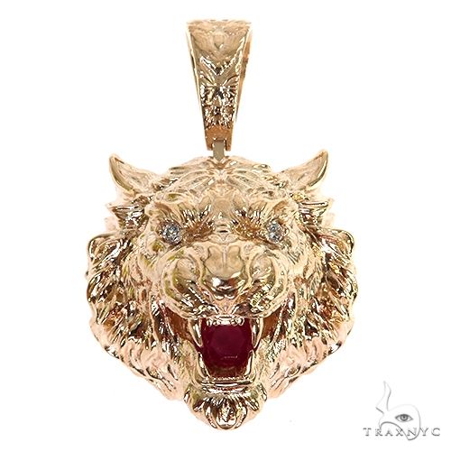 Big Ruby Tiger Head 67942 - Image 1