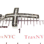 Black and White Diamond Cross Crucifix 26331 - Image 7
