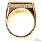 Blue Sapphire Diamond Pinky Ring 67347 - Image 5