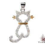 Cat Diamond Pendant 27082 - Image 1