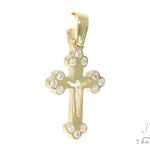 Bezel Diamond Cross Crucifix 44312 - Image 1