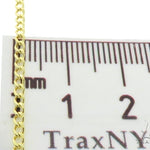 10k Yellow Gold Hollow Curb 20 Inches 2mm 56875 - Image 4