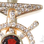 Custom Diamond Anchor Pendant 64475 - Image 4