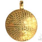 14K Yellow Gold Customizable Photo Pendant 2.5 inches  64013 - Image 3
