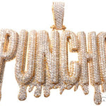Custom Flower-Set-Diamond 'PUNCHO' Pendant 64089 - Image 1