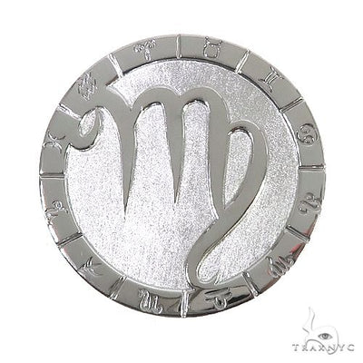 Custom Made 14K Gold Virgo Pendant 66645 - Image 1