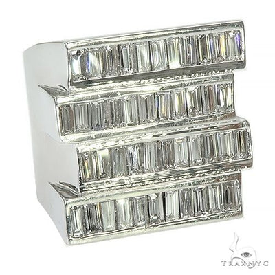 Custom Made Baguette Diamond Ring 67377 - Image 1