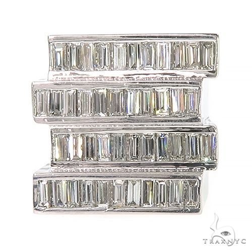 Custom Made Baguette Diamond Ring 67377 - Image 2