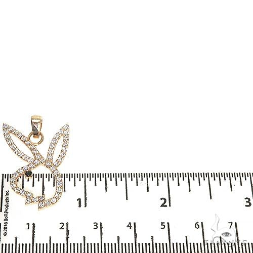 Custom Made Bunny Diamond Pendant 67346 - Image 5