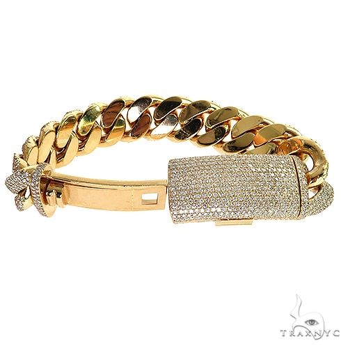 Custom Made Diamond Miami Cuban Bracelet 8.75 Inches   68711 - Image 6