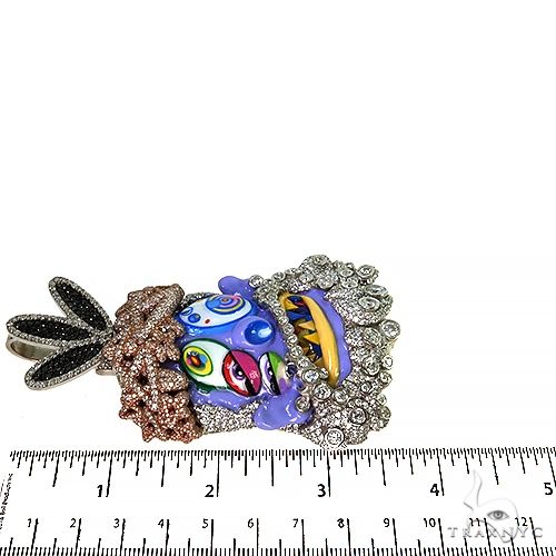 Custom Made Diamond Pendant With Galaxy Opal Chain Set 68008 - Image 6