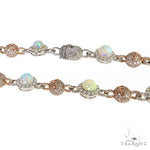 Custom Made Diamond Pendant With Galaxy Opal Chain Set 68008 - Image 7