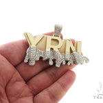 Custom Made Diamond YRN Pendant 63911 - Image 7