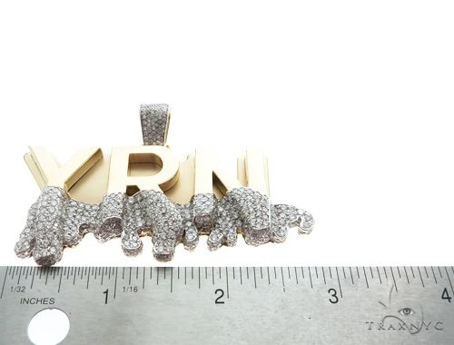 Custom Made Diamond YRN Pendant 63911 - Image 8