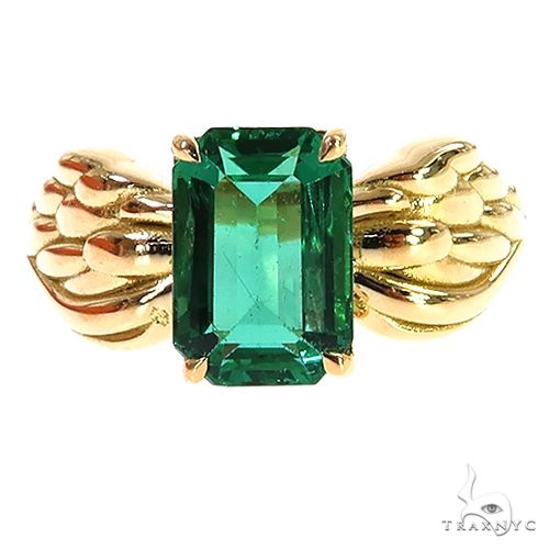 Custom Made Emerald Ring 68858 - Image 1